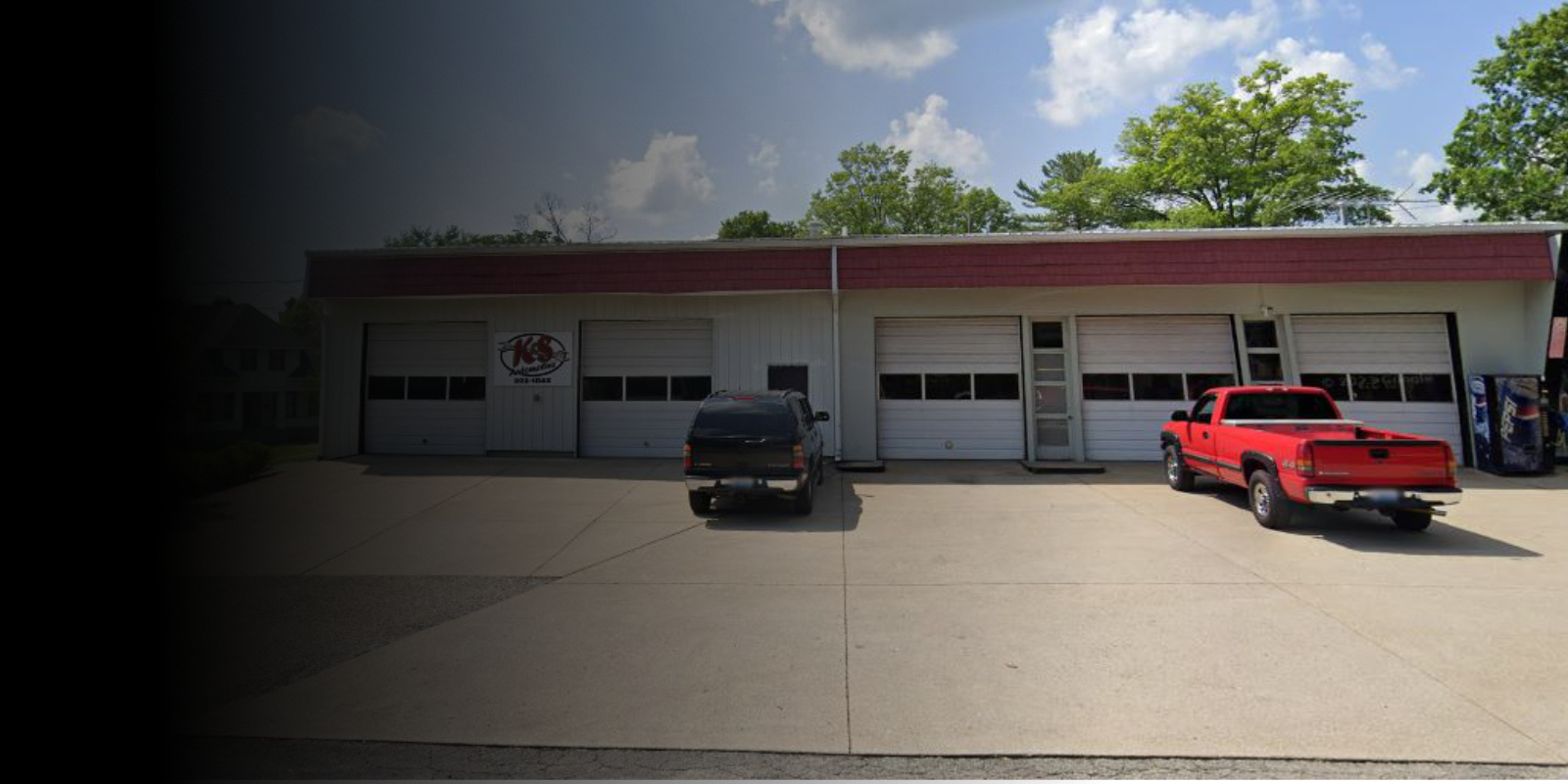 hero image - exterior of shop - K and S Automotive inc